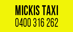 Mickis Taxi Öppet bolag logo